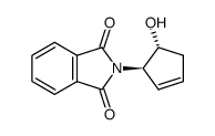 dl-trans-4-Hydroxy-4-phthalimidcyclopenten结构式