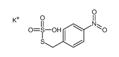 potassium,1-nitro-4-(sulfosulfanylmethyl)benzene结构式