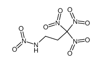 3,3,3-trinitropropyl-N-nitroamine Structure