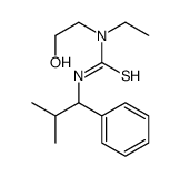 1-ethyl-1-(2-hydroxyethyl)-3-(2-methyl-1-phenylpropyl)thiourea Structure