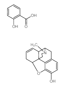 2-hydroxybenzoic acid,3-methyl-2,4,4a,7,7a,13-hexahydro-1H-4,12-methanobenzofuro[3,2-e]isoquinoline-9-ol Structure