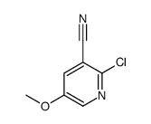 2-Chloro-5-Methoxynicotinonitrile Structure