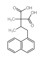Butanoic acid,3-methyl-4-(1-naphthalenyl)- Structure