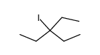 3-iodo-3-ethylpentane Structure