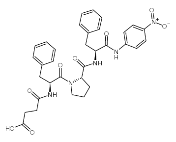 Suc-Phe-Pro-Phe-pNA structure