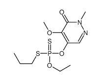 5-(ethoxy-propylsulfanyl-phosphinothioyl)oxy-4-methoxy-2-methyl-pyrida zin-3-one picture