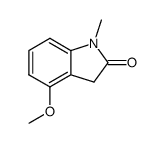 4-甲氧基-1-甲基吲哚啉-2-酮结构式