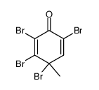 2,3,4,6-tetrabromo-4-methylcyclohexa-2,5-dienone Structure