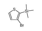 2-(trimethylsilyl)-3-bromothiophene结构式