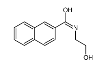 N-(2-hydroxyethyl)naphthalene-2-carboxamide Structure