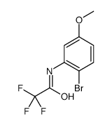 N-(2-bromo-5-methoxyphenyl)-2,2,2-trifluoroacetamide Structure