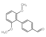 4-(2,6-Dimethoxyphenyl)benzaldehyde结构式