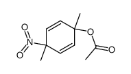 1,4-Dimethyl-4-nitro-2,5-cyclohexadienyl acetate Structure