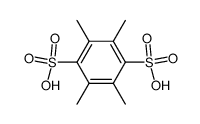 2,3,5,6-tetramethylbenzene-1,4-disulfonic acid结构式
