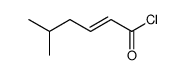 (E)-5-methylhex-2-enoic acid chloride Structure