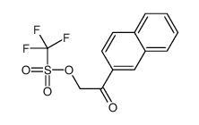 (2-naphthalen-2-yl-2-oxoethyl) trifluoromethanesulfonate结构式