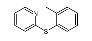 2-(2-methylphenyl)sulfanylpyridine结构式