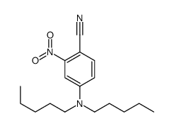 4-(二戊基氨基)-2-硝基苯甲腈结构式