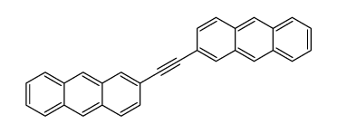 2-(2-anthracen-2-ylethynyl)anthracene Structure
