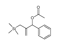 3-acetoxy-3-phenyl-2-<(trimethylsilyl)methyl>-1-propene Structure