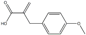 2-(4-methoxybenzyl)acrylic acid结构式
