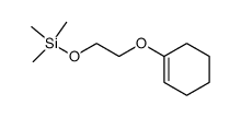 1-[2-[(trimethylsilyl)oxy]ethoxy]cyclohexene Structure