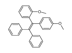 1-p-anisyl-1-o-anisyl-2,2-diphenylethene Structure