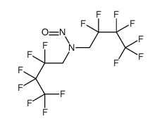 N-Nitrosobis(2,2,3,3,4,4,4-heptafluorobutyl)amine结构式