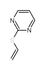 2-乙烯巯基嘧啶结构式