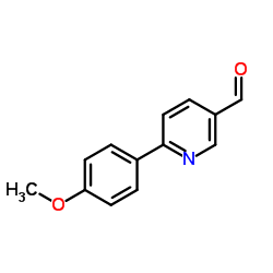 6-(4-Methoxyphenyl)nicotinaldehyde structure