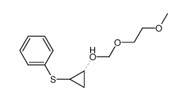 1-[(2-methoxyethoxy)methoxy]-2-(phenylthio)cyclopropane Structure