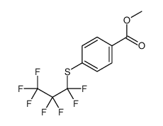 methyl 4-(1,1,2,2,3,3,3-heptafluoropropylsulfanyl)benzoate Structure