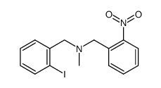 (2-iodo-benzyl)-methyl-(2-nitro-benzyl)-amine Structure