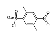 2,5-dimethyl-4-nitro-benzenesulfonyl chloride结构式