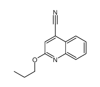 Cinchoninonitrile,2-propoxy- (4CI) Structure