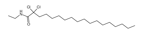 2,2-dichloro-octadecanoic acid ethylamide Structure