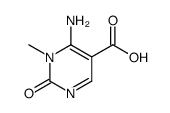 4-imino-3-Methyl-2-oxo-1,2,3,4-tetrahydropyrimidine-5-carboxylic acid Structure