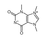 3,7,9-trimethylxanthinium betaine Structure