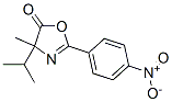 5(4H)-Oxazolone,4-methyl-4-(1-methylethyl)-2-(4-nitrophenyl)-结构式