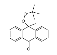 10-tert-butylperoxy-10-methylanthracen-9-one结构式