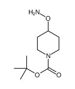 叔丁基 4-(氨基氧基)哌啶-1-羧酸结构式