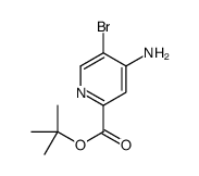 tert-butyl 4-amino-5-bromopyridine-2-carboxylate Structure