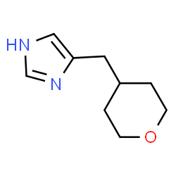 1H-Imidazole,5-[(tetrahydro-2H-pyran-4-yl)methyl]-结构式