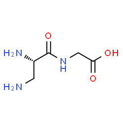 Glycine,N-(2,3-diaminopropionyl)- (5CI) structure