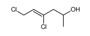 4,6-dichloro-hex-4-en-2-ol Structure