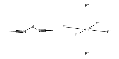bis(acetonitrile)iodine(I) hexafluoromolybdate(V) Structure