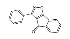 3-phenylindeno(1,2-c)isoxazol-4-one Structure
