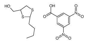[(2R,4S)-2-butyl-1,3-dithiolan-4-yl]methanol,3,5-dinitrobenzoic acid Structure