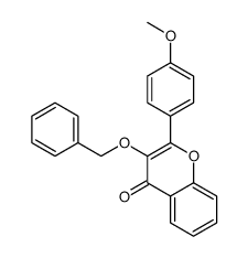 2-(4-methoxyphenyl)-3-phenylmethoxychromen-4-one Structure