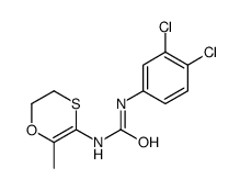 1-(3,4-dichlorophenyl)-3-(6-methyl-2,3-dihydro-1,4-oxathiin-5-yl)urea Structure